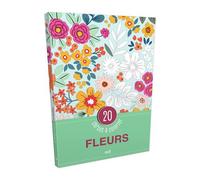 Fleurs - 20 cartes à colorier - Collectif - Merci Les Livres - broché - Livre-jeu