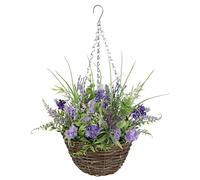 Fleurs artificielles à suspendre - 45 cm - Lavande artificielle