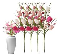 Fleurs artificielles - Baie rouge en forme de cœur | Pip Berry | Saint Valentin, cadeau unique, pics alimentaires colorés, vaporisateurs de cœur pour la maison, la décoration de restaurant, de mariage