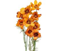 Fleurs artificielles Cosmea Décoration en orange pour les jours d'été et bouquets créatifs