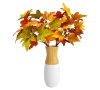 Fleurs Artificielles d'Automne pour Décoration - 2 Pièces Remplissage de Vase Automnal Artificiel,Guirlande de Branches d'Érable Bouquet Décoration Maison pour Cheminée en Automne et Fêtes d'Automne