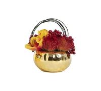 Fleurs artificielles de fausses combinaisons de fleurs, décorations florales artificielles, bouquets de fleurs rouges, fleurs de table de style chinois dans les décorations vivantes (taille: section