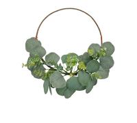 fleurs artificielles, Décoration murale for la maison, pendentif en eucalyptus simulé par cryptage(Hh a07269)