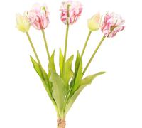 Fleurs artificielles Décoration tulipes de perroquet, Real-Touch, 40cm