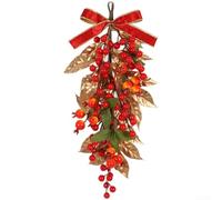 Fleurs artificielles décoratives à suspendre pour l'année du cheval 2026, en plastique, avec messages de bonne fortune pour murs et portes (ND630/42)