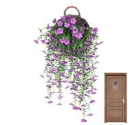 Fleurs artificielles d'extérieur | Gloire du Matin réaliste - réalistes pour Cour, Porche, Balcon, Porte d'entrée, Patio, tonnelle, terrasse, décoration d'automne