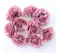 Fleurs Artificielles En Soie, 5cm, Tête De Rose, Bouquet Main Sina Pour Mariage, Fête, Jardin, Bricolage, Décoration, Couronne Cadeau De Noël, Scrapbooking