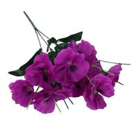 Fleurs artificielles en soie en vrac pour décoration d'intérieur, extérieur, aménagement paysager, décoration d'hôtel et pour arrangements de mariage (E)