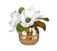 Fleurs artificielles Fautes fleurs fleurs aiitifiées avec vase, fausse arrangement de faux fleurs en soie pour la pièce maîtresse de table, décorations de mariage de bureau à domicile (couleur: