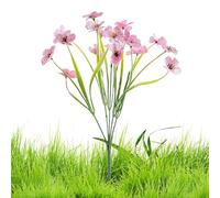 Fleurs Artificielles - Patio Faux Pensées Décor Simulation Fleurs Printemps Été Décoration pour Jardin Extérieur Patio