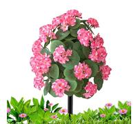 Fleurs Artificielles Pour Jardinières D'Extérieur | Décorations de Bégonias Artificiels | Fleurs Artificielles Pour Porche Et Extérieur,pour Jardin, Terrasse, Porche, Pelouse, Balcon, Arrière-cour, Ma