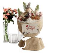 Fleurs artificielles pour Noël Décoration de table d'intérieur avec | Fausses branches de pin artificielles pour l'hiver, la maison, un anniversaire, une petite amie