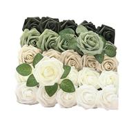 Fleurs Artificielles pour Vase | 25 Pièces Décoration Florale Dégradé pour Fête - Décoration Élégante et Réaliste pour Composition de Centre de Table Vase Intérieur Extérieur Mariage Réception