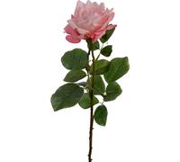 Fleurs artificielles Rose avec tige 68cm Real Touch rose