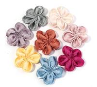 Fleurs artificielles, Satin 6-7cm Multicolor Pack of 20 for DIY Crafts and Decoration(Mixed)