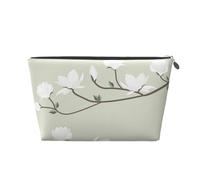 Fleurs Blanches Printemps, Trousse de Toilette Trousse de Maquillage Sac à cosmétiques Trousse de Toilette de Voyage Portable