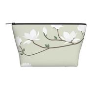 Fleurs Blanches Printemps, Trousse de Toilette Trousse de Maquillage Sac à cosmétiques Trousse de Toilette de Voyage Portable