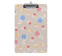 Fleurs Bleues Et Roses Presse-Papiers Avec Pince A4 Porte-Formulaires Clipboard Pour Papier Documents