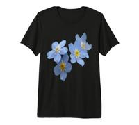 Fleurs Bleues romantiques Forget Me Nots T-Shirt Haut de Gamme