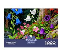 Fleurs Bord Ruisseau Puzzle 1000 Pièces Educa Jouet en Bois Jeu D'Intelligence Décoration Intérieure Scenery Jeu Éducatif Challenge Toy Adultes & Enfants des 14 Ans 70x50cm/1000pcs