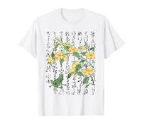 Fleurs botaniques japonaises du XVIIIe siècle grenouille crapaud T-Shirt