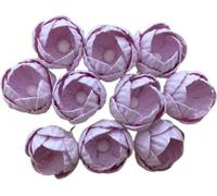 FLEURS BUTTER 25mm 50pcs Papier de mûrier scrapbooking, lilas pâle