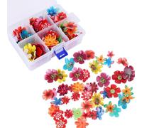 Fleurs Comestibles pour Gateau, 360 Pièces Fleurs Cupcake Toppers Décorations de Gâteau Fleurs Comestibles en Papier de Riz Gluant Décoratif Gâteau Gâteau Cupcake Toppers Décoration