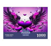 Fleurs d'amour Puzzle 1000 Pièces Convient Aux Adultes Le Impossible Fleurs d'amour Activités Familiales Le Défi ÉduChatif en Papier Un Beau Cadeau 70x50cm/1000pcs