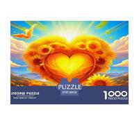 Fleurs d'amour Puzzle 1000 Pièces Convient Aux Adultes Le Impossible Fleurs d'amour Décoration D'intérieur Jeux ÉduChatifs en Papier Un Beau Cadeau 38x26cm/1000pcs