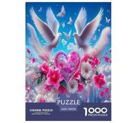Fleurs d'amour Puzzle 1000 Pièces Educa Jouet en Bois Jeu D'Intelligence Décoration Intérieure Jeu Éduchatif Challenge Toy Adultes & Enfants des 14 Ans 70x50cm/1000pcs