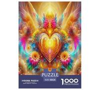 Fleurs d'amour Puzzle 1000 Pièces Educa Jouet en Bois Jeu D'Intelligence Décoration Intérieure Jeu ÉduChatif Challenge Toy Adultes Et Enfants À Partir De 14 Ans 38x26cm/1000pcs