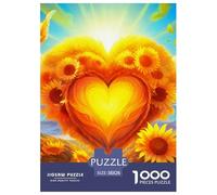 Fleurs d'amour Puzzle 1000 Piezas Para Adultos, Juego Desafiante, Antiestrés, Ejercita Memoria Para Adultos/niños ≥12 Años 38x26cm/1000pcs
