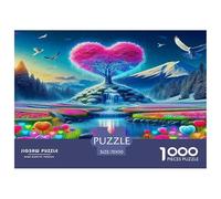 Fleurs d'amour Puzzle De 1000 Pièces : Collaborer avec Les Proches - Idéal pour Les Fêtes De Famille Absolutely Éblouissant!