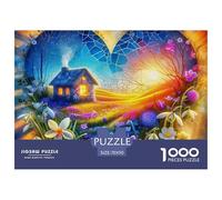 Fleurs d'amour Puzzle De Qualité Supérieure pour Activités Familiales Tranquilles, Soulignant Fantastique Tout en Stimulant Coopération Focus Et Plaisir Partagé 70x50cm/1000pcs
