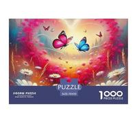 Fleurs d'amour Puzzle De Qualité Supérieure pour Activités Familiales Tranquilles, Soulignant Fantastique Tout en Encourageant Coopération Focus Et Plaisir Partagé 70x50cm/1000pcs