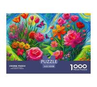 Fleurs d'amour Puzzle Élégant Adapté Aux Soirées Paisibles, Construit Autour De Fantastique pour Offrir Un Défi Mesuré Et Une Expérience Relaxante Durable 52x38cm/1000pcs