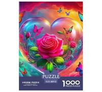 Fleurs d'amour Puzzle Élégant Adapté Aux Soirées Paisibles, Construit Autour De Fantastique pour Offrir Un Défi Mesuré Et Une Expérience Relaxante Durable 52x38cm/1000pcs