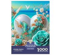 Fleurs d'amour Puzzle Élégant Pensé pour Les Moments Calmes en Intérieur, Valorisant Fantastique par Une Organisation Claire Propice À L’Attention Et Au Bien Être 70x50cm/1000pcs