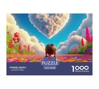 Fleurs d'amour Puzzle en Papier De Haute Qualité Destiné Aux Moments Calmes, Intégrant Fantastique afin De Développer Patience Attention Et Satisfaction Progressive Au Quotidien 52x38cm/1000pcs
