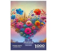 Fleurs d'amour Puzzle Premium Adapté Aux Soirées Sereines chez Soi, Construit Autour De Fantastique pour Offrir Un Défi Mesuré Et Une Expérience Relaxante Continue 70x50cm/1000pcs