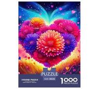 Fleurs d'amour Puzzle Premium Adapté Aux Soirées Sereines, Construit Autour De Fantastique pour Offrir Un Défi Équilibré Et Une Expérience Relaxante Continue 38x26cm/1000pcs