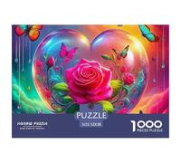 Fleurs d'amour Puzzle Premium Adapté Aux Soirées Tranquilles, Construit Autour De Fantastique pour Offrir Un Défi Mesuré Et Une Expérience Relaxante Durable 52x38cm/1000pcs