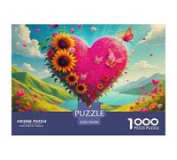 Fleurs d'amour Puzzle Premium Adapté Aux Soirées Tranquilles, Construit Autour De Fantastique pour Offrir Un Défi Mesuré Et Une Expérience Relaxante Durable 70x50cm/1000pcs
