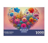 Fleurs d'amour Puzzle Premium Conçu pour Le Loisir Réfléchi À Domicile, Mettant en Avant Fantastique Grâce À Une Composition Fluide Favorisant Concentration Détente Et Plaisir Partagé 38x26cm/1000pcs