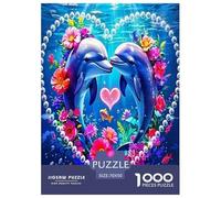 Fleurs d'amour Puzzles 1000 Pieces Cadeau Unique Jeu Éduchatif Challenge Toy À De Qualité Supérieure Peinture Art pour Adultes Et Enfants 70x50cm/1000pcs