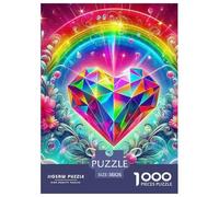 Fleurs d'amour Puzzles 1000 Pièces pour Adultes Et Enfants Premium Quality Difficile Et Stimulant Parfait Les Amateurs De Art Classique 38x26cm/1000pcs