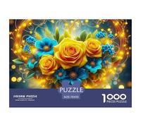Fleurs d'amour Puzzles 1000 Pièces pour Adultes sur Le Thème De Premium Quality Impossible Activité Familiale Parfaite 70x50cm/1000pcs