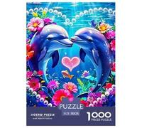 Fleurs d'amour Puzzles De 1000 Pièces pour Toute La Famille Classiques Jeu Éducatif Défi Jouet, Le Cadeau Parfait 38x26cm/1000pcs