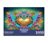 Fleurs d'amour1000 Pièces Amusants PuzzleFleurs d'amour pour Adultes De Jeu pour Adultes Premium avec Défis Créativité Et CommeCadeau38x26cm/1000pcs