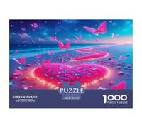 Fleurs d'amour1000 Pièces Aquarelle Puzzle Fleurs d'amour pour Adultes De Jeu pour Adultes Parfaitpourla Détente Créativité Et CommeCadeau70x50cm/1000pcs